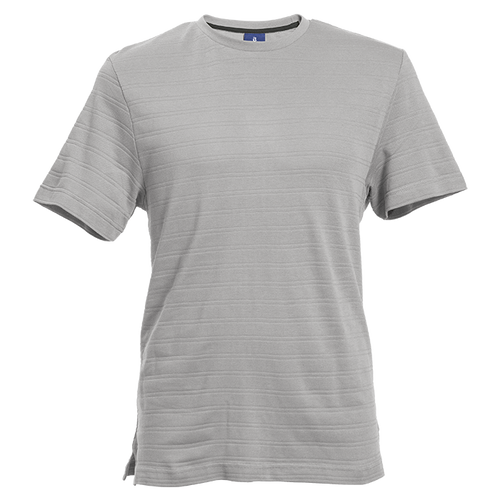 170g Pique Knit Jacquard Stripe T-Shirt