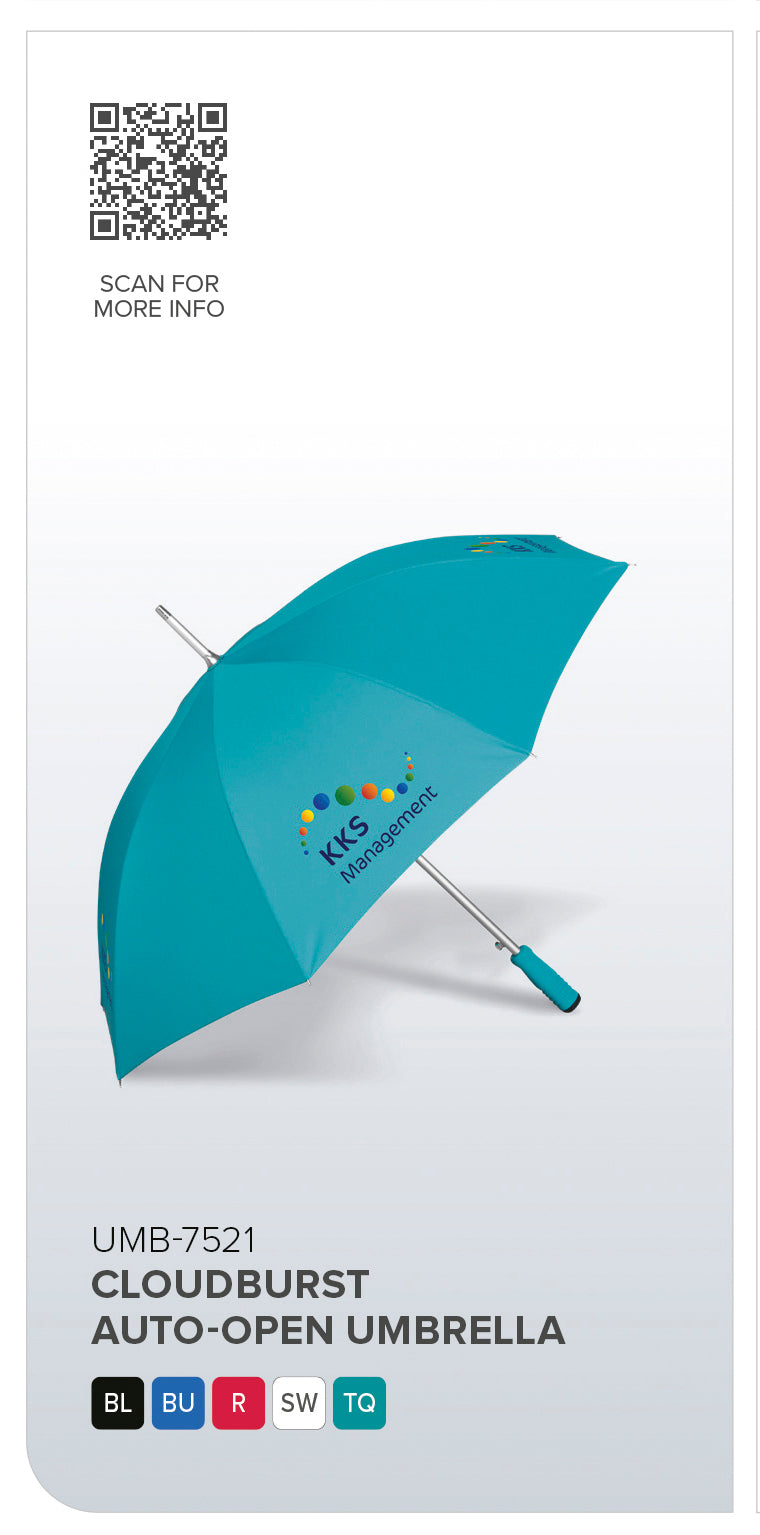 Cloudburst Auto-Open Umbrella-2