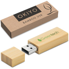 Okiyo Komorebi Bamboo Flash Drive - 16GB-10