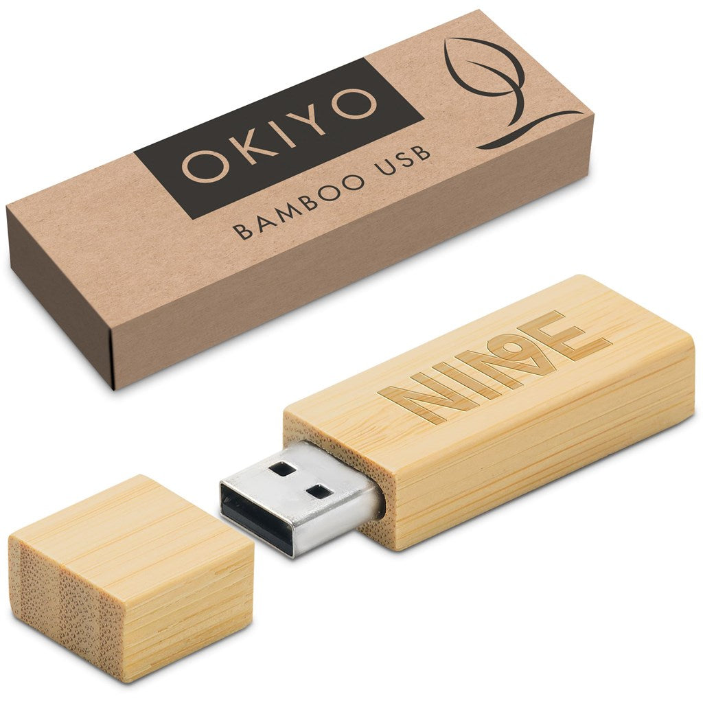 Okiyo Komorebi Bamboo Flash Drive - 16GB-5