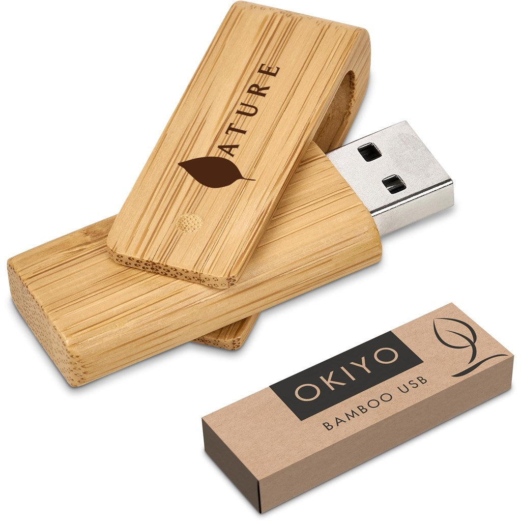 Okiyo Bakemono Bamboo Flash Drive - 32GB-6