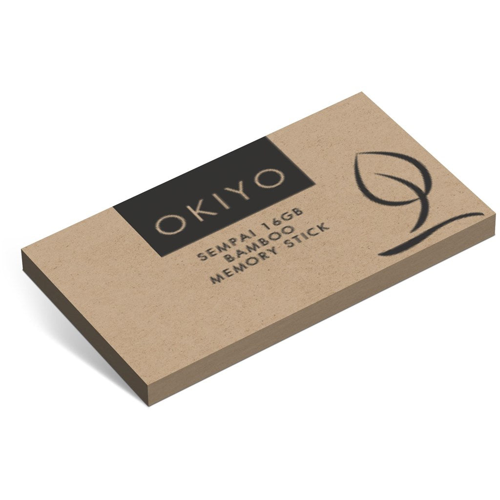 Okiyo Sempai Bamboo Flash Drive - 16GB-9