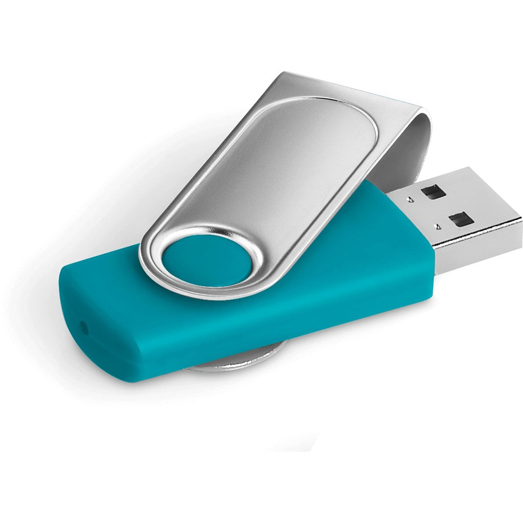 Axis Dome Flash Drive - 8GB - Turquoise-1