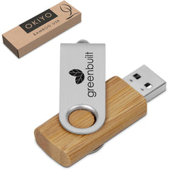 Okiyo Shimasu Bamboo Flash Drive - 8GB-3