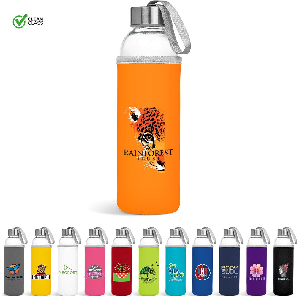 Kooshty Neo Glass Water Bottle - 500ml-0