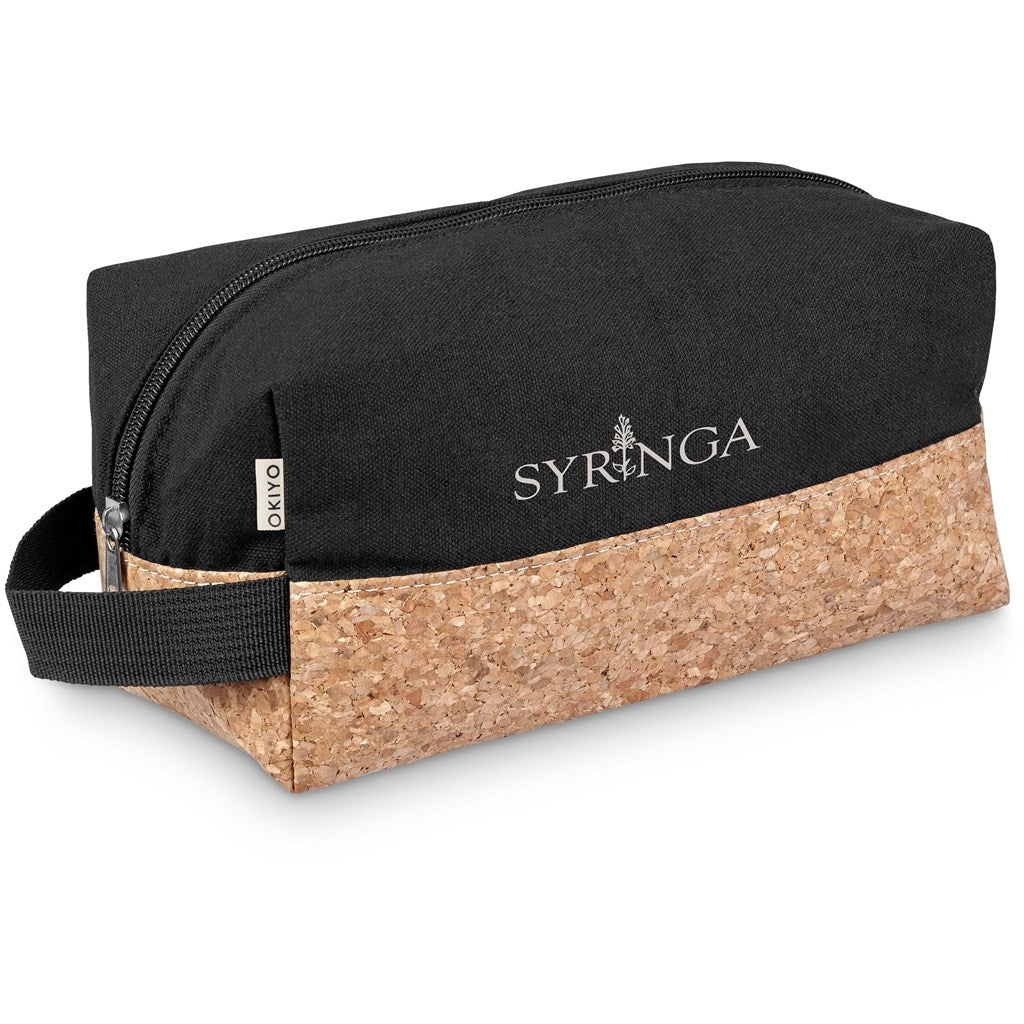 Okiyo Koruku Cork & Cotton Toiletry Bag-0