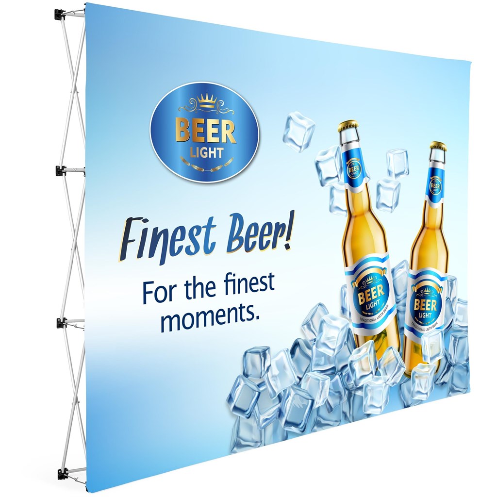 Legend Straight Banner Wall 3m x 2.25m-0