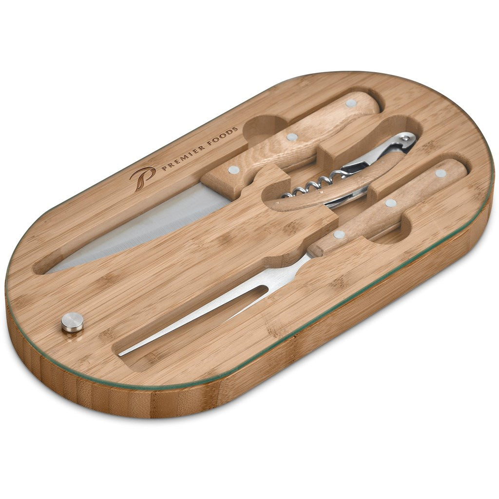 Okiyo Suraisu Bamboo Food & Wine Set-0