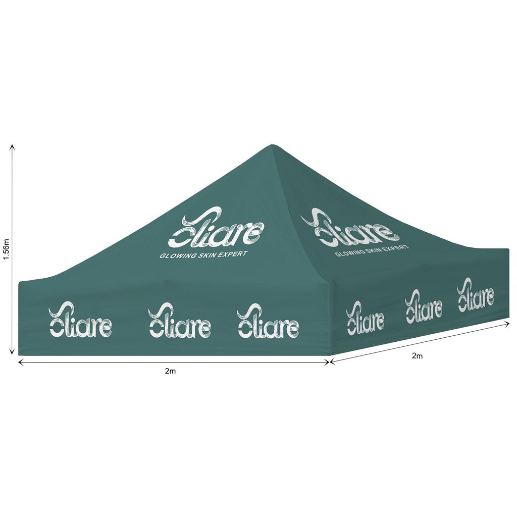 Ovation Sublimated Gazebo 2m X 2m - Roof  (Excludes Hardware)-0