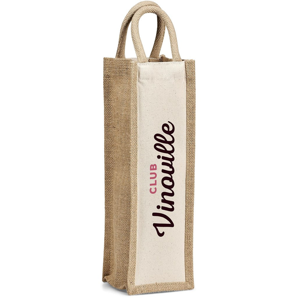 Okiyo Inshu Jute & Cotton Wine Tote-0