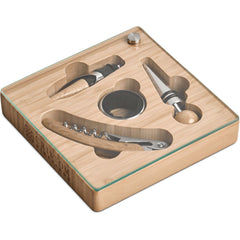 Okiyo Budonoki Bamboo Wine Accessories set-0