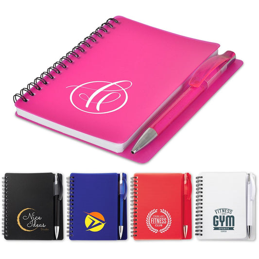 Altitude Plasma A6 Spiral Notebook & Pen-0