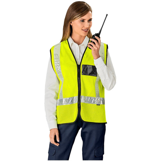 Airport Hi-Viz Reflective Full Zip Vest-0