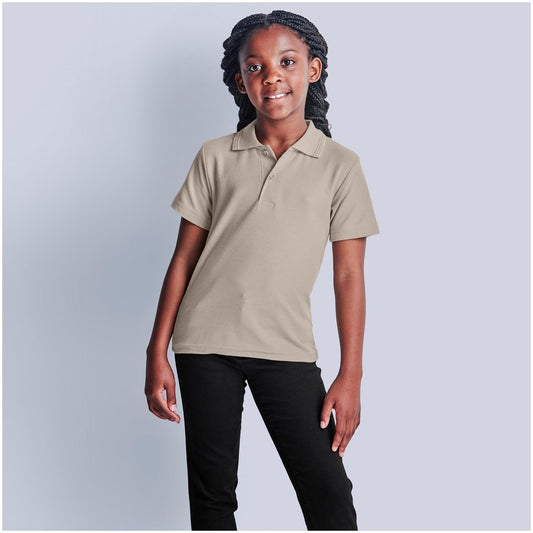 Kids Basic Pique Golf Shirt-0