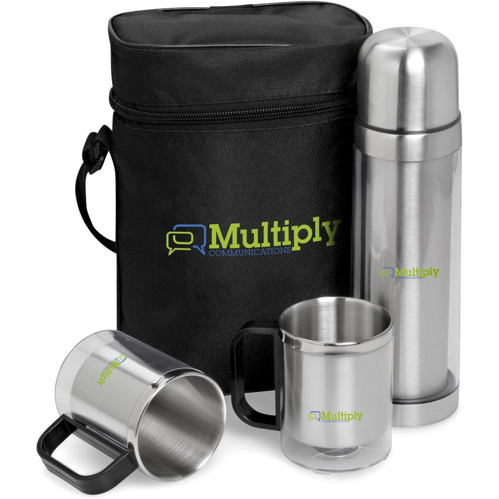 Admiral Stainless Steel Vacuum Flask & Mug Set-0