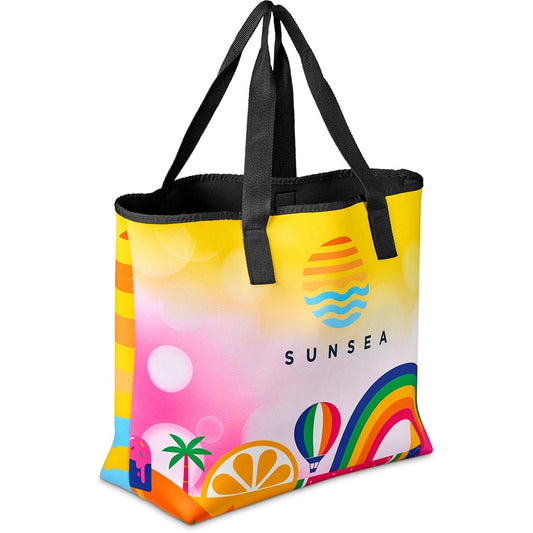 Pre-Printed Sample Hoppla Boulders Neoprene Beach Bag-0