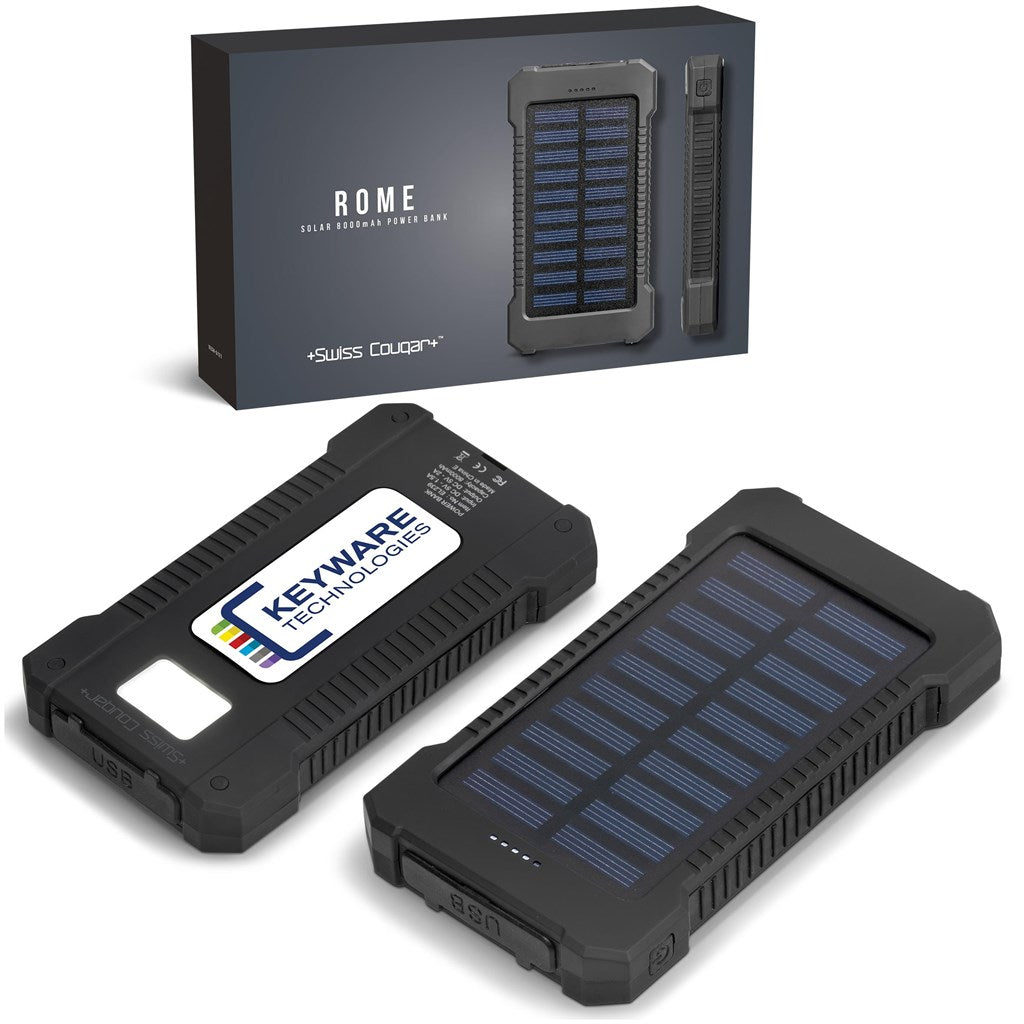 Swiss Cougar Rome Solar Power Bank - 8,000mAh-0