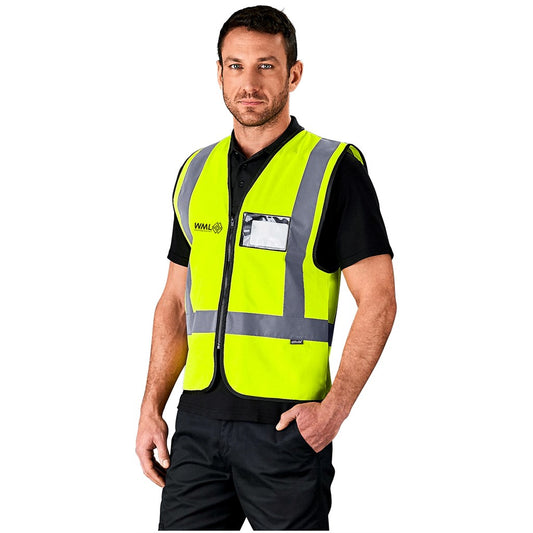 Direction En4 Hi-Viz Reflective Full Zip Vest-0