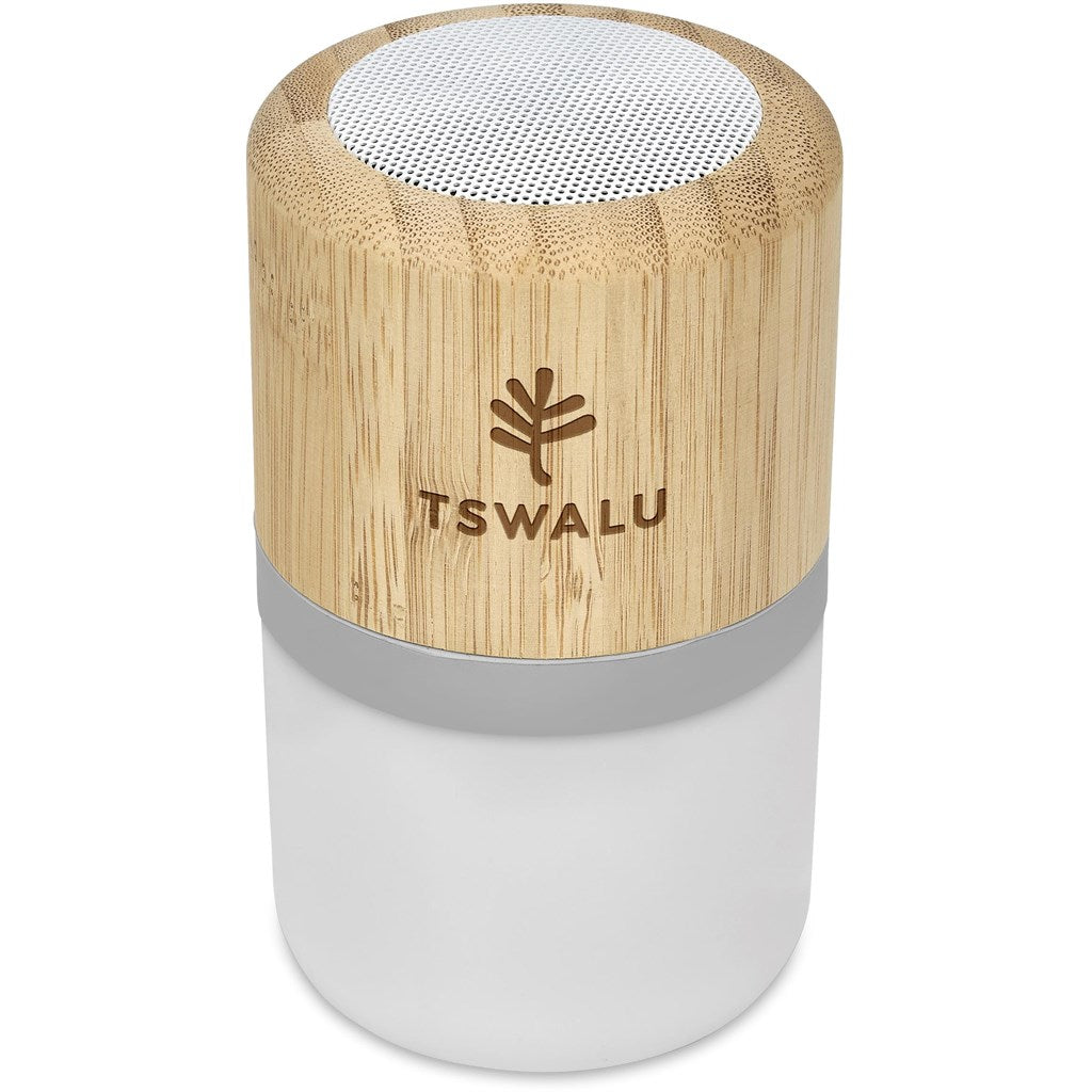 Okiyo Heiwa Bamboo Bluetooth Speaker & Night Light-0