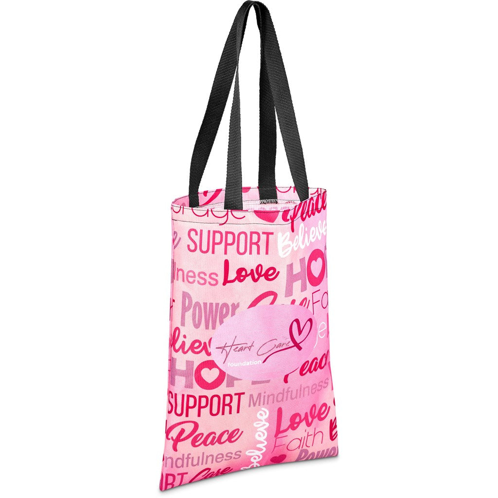 Pre-Printed Sample Hoppla Eden RPET Stitch-Bond Shopper-0