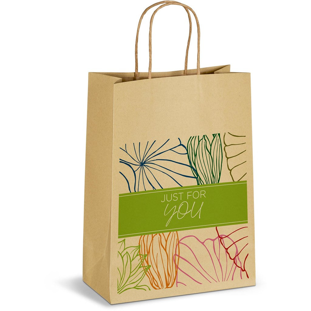 Ecological Digital Print Midi Paper Gift Bag 150gsm-0