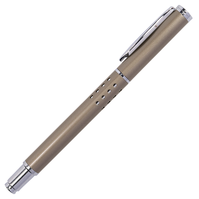 Wavy Clip Brass Rollerball Pen-1